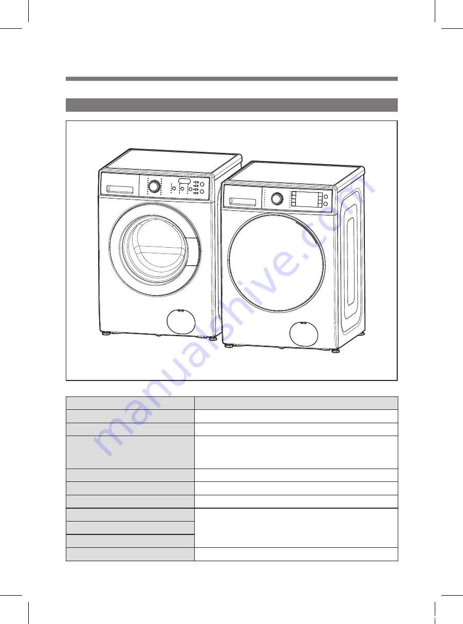 Daewoo WFC0A2 Series Скачать руководство пользователя страница 5