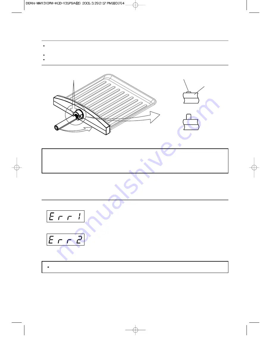 Daewoo WM1310PM Operating Instructions Manual Download Page 5