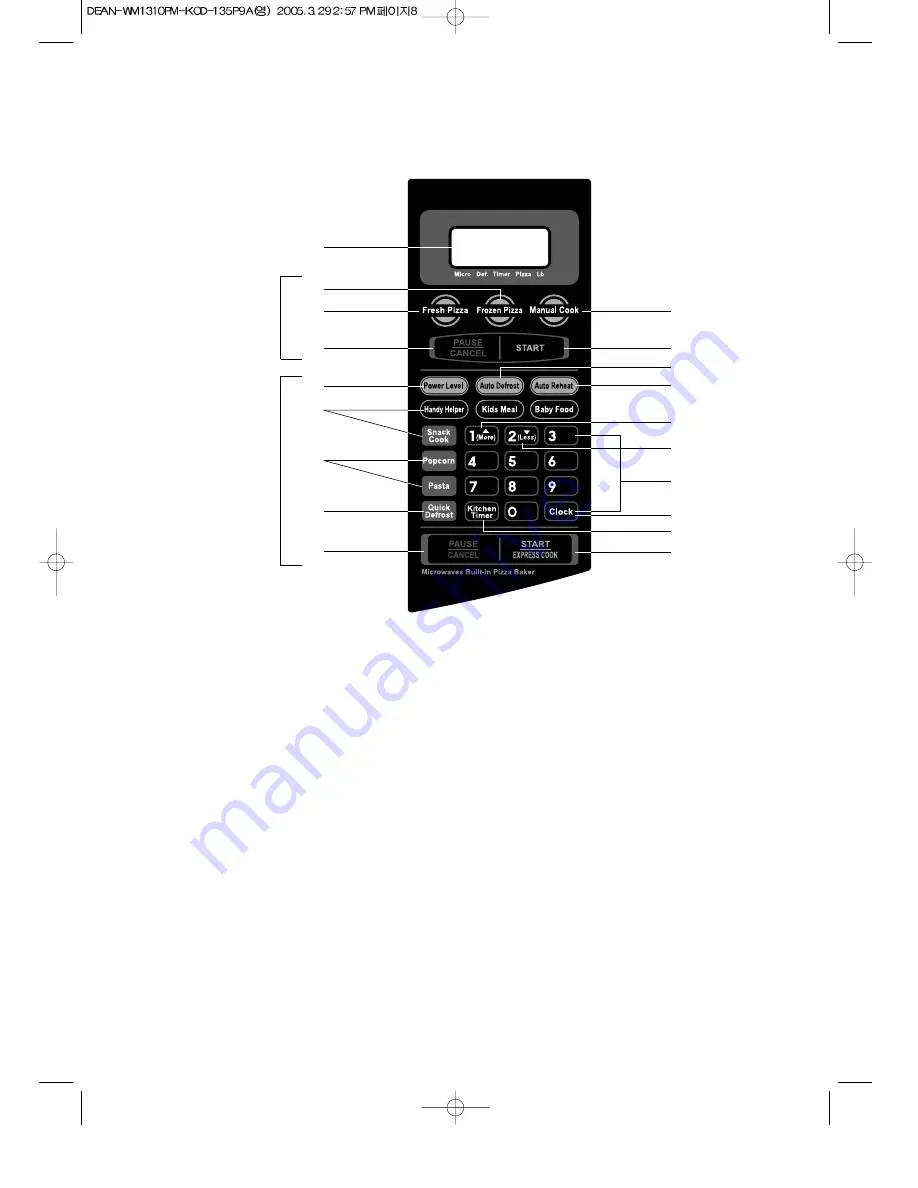 Daewoo WM1310PM Operating Instructions Manual Download Page 9