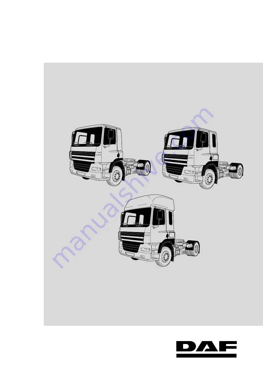 DAF CF65 Скачать руководство пользователя страница 1