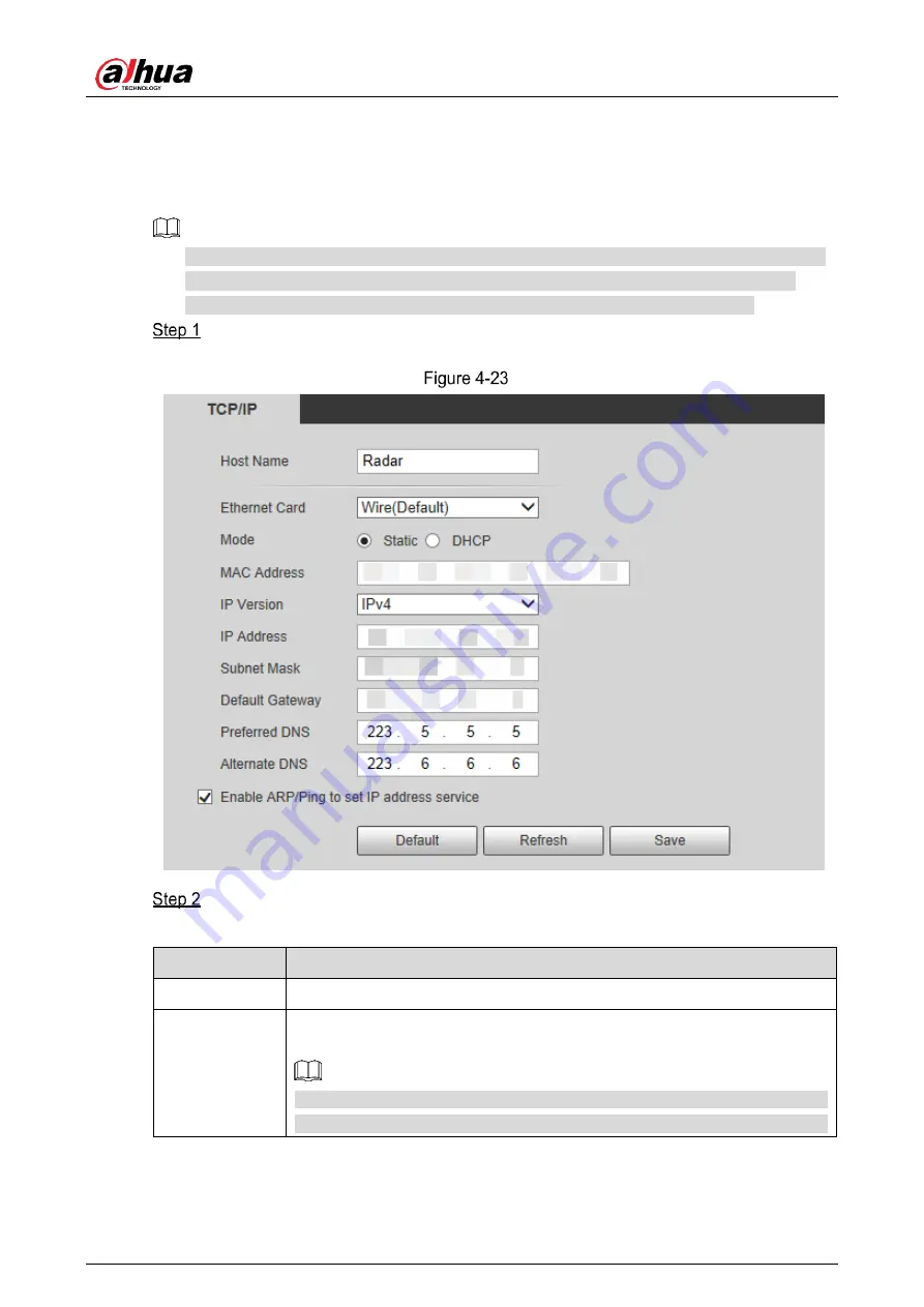 Dahua Technology DH-PFR4K-D300 User Manual Download Page 46