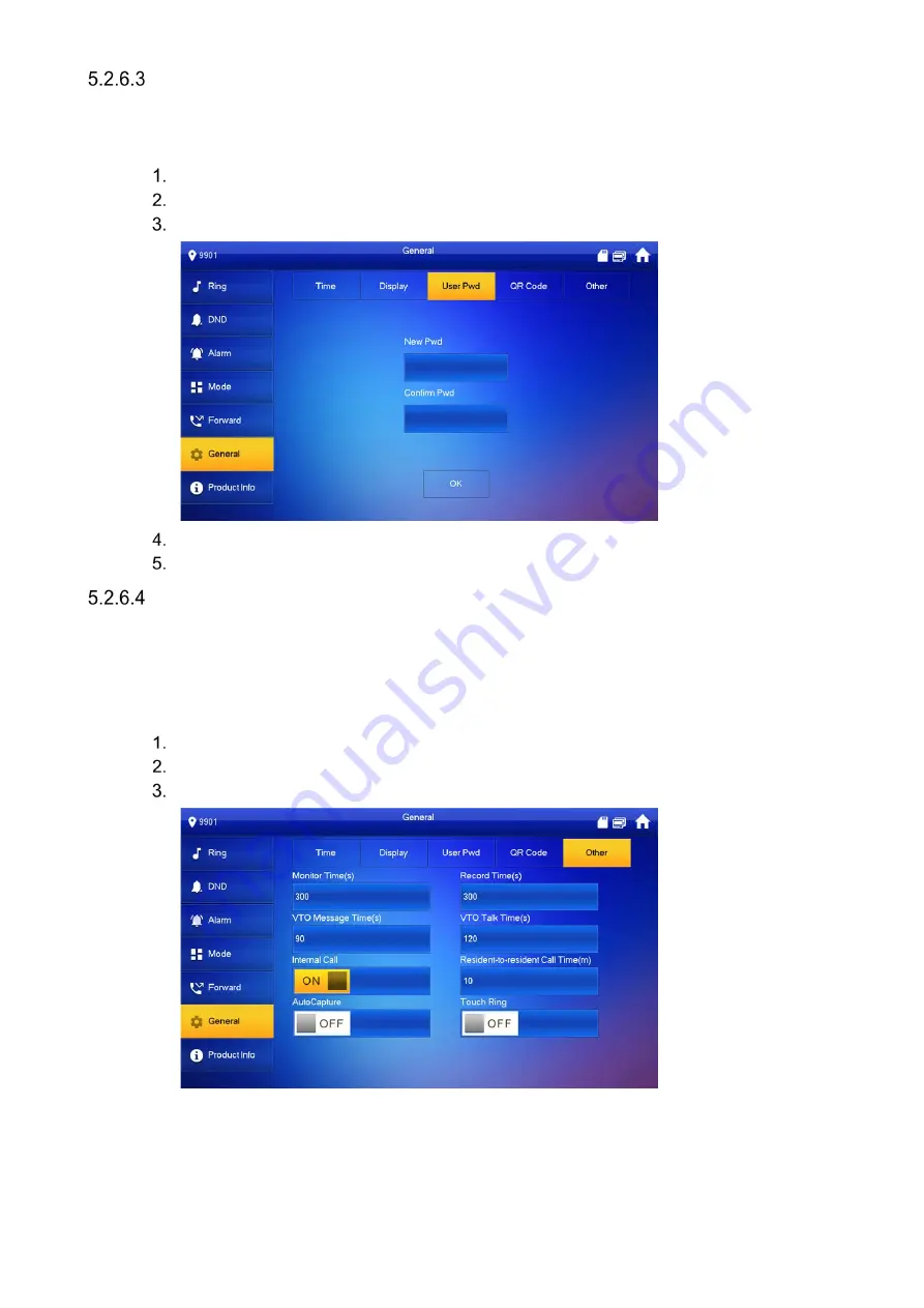 Dahua Technology DHI-VTH1550CH-S User Manual Download Page 35