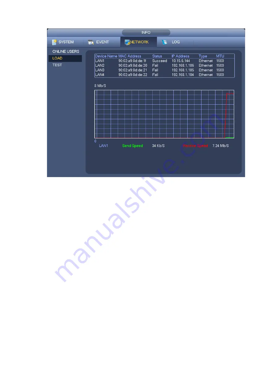 Dahua 6064 Series User Manual Download Page 117