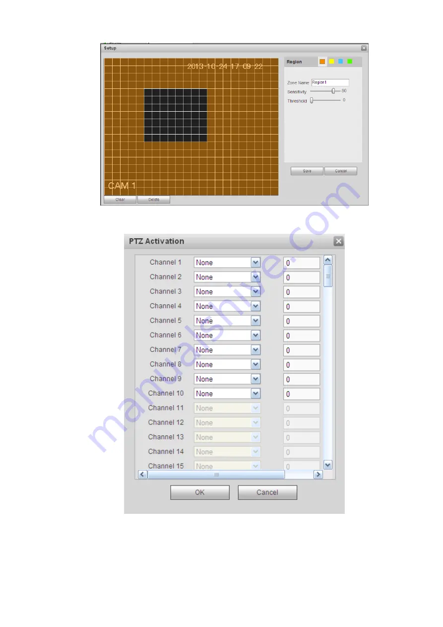 Dahua 6064 Series User Manual Download Page 172