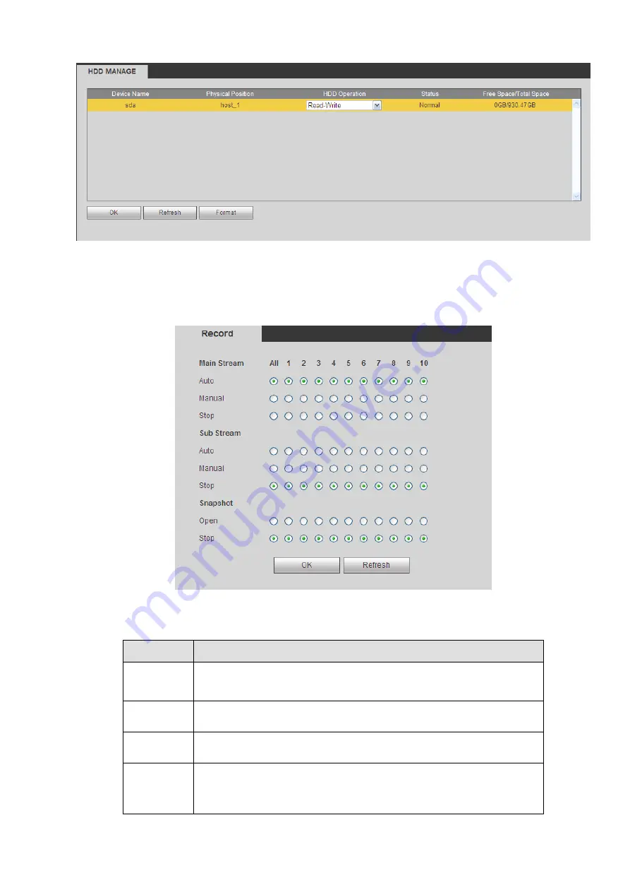 Dahua 6064 Series User Manual Download Page 188