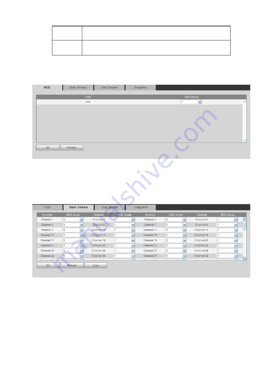 Dahua 6064 Series User Manual Download Page 189