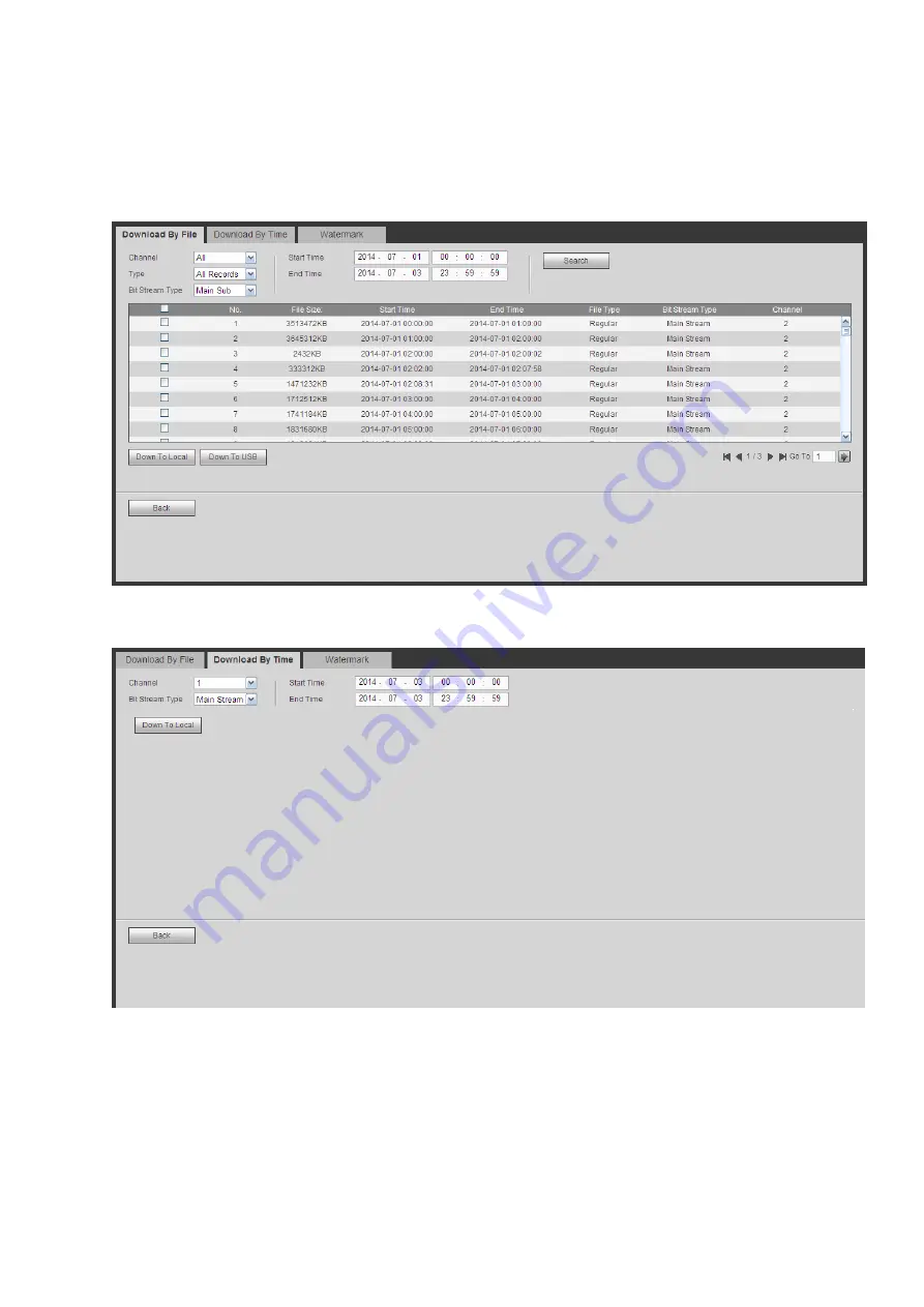 Dahua 6064 Series User Manual Download Page 213