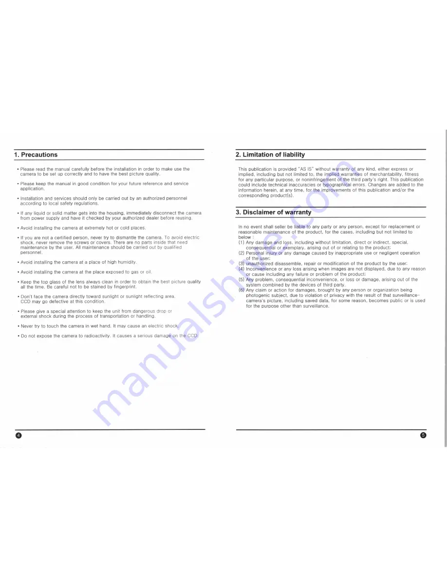 Dahua CPC4060LP Instruction Manual Download Page 3