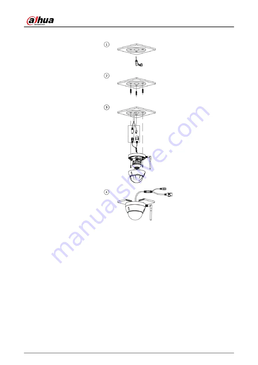 Dahua DH-IPC-HDB2X-W Quick Start Manual Download Page 14