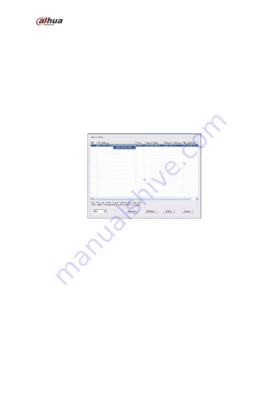 Dahua DH-IPC-HDBW4421EP-0280B Quick Start Manual Download Page 12