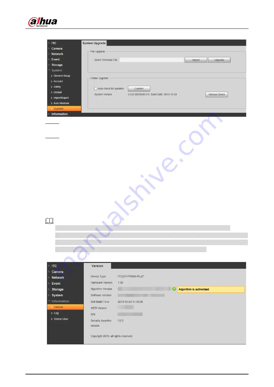 Dahua DHI-ITC215-PW6M-IRLZF Скачать руководство пользователя страница 96