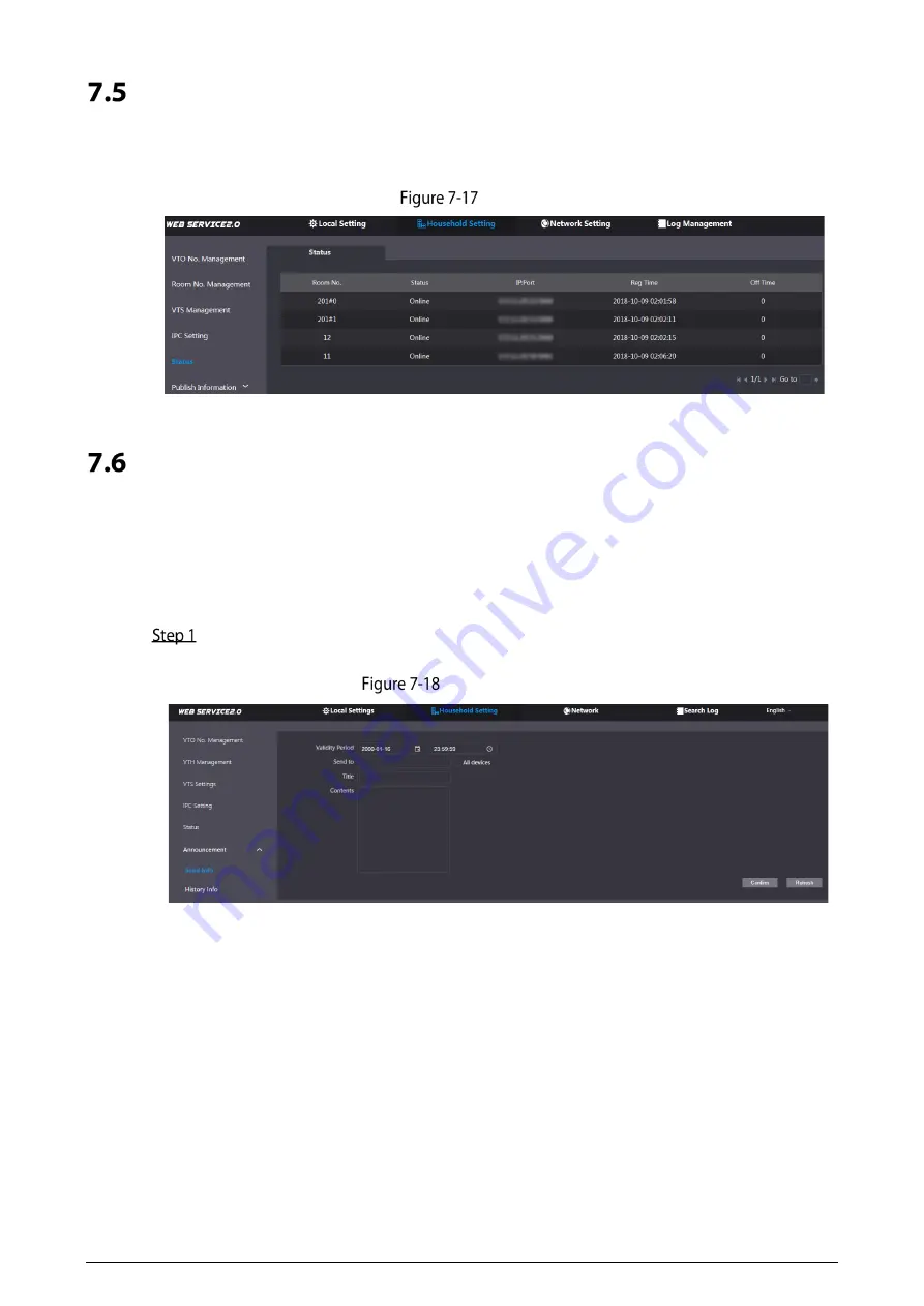 Dahua DHI-VTO4202F Series User Manual Download Page 44