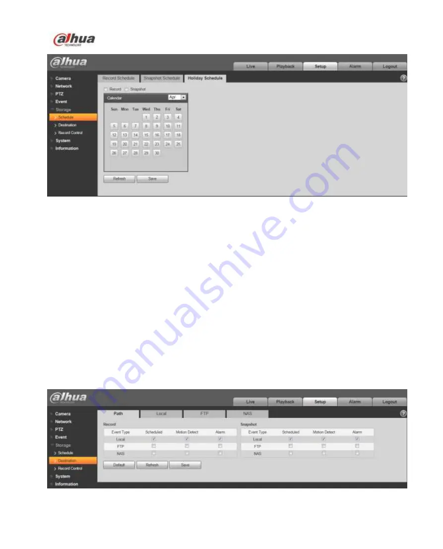 Dahua F4X5 Operation Manual Download Page 82