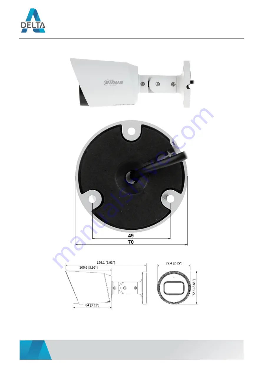 Dahua HAC-HFW1800T-A-0280B User Manual Download Page 4