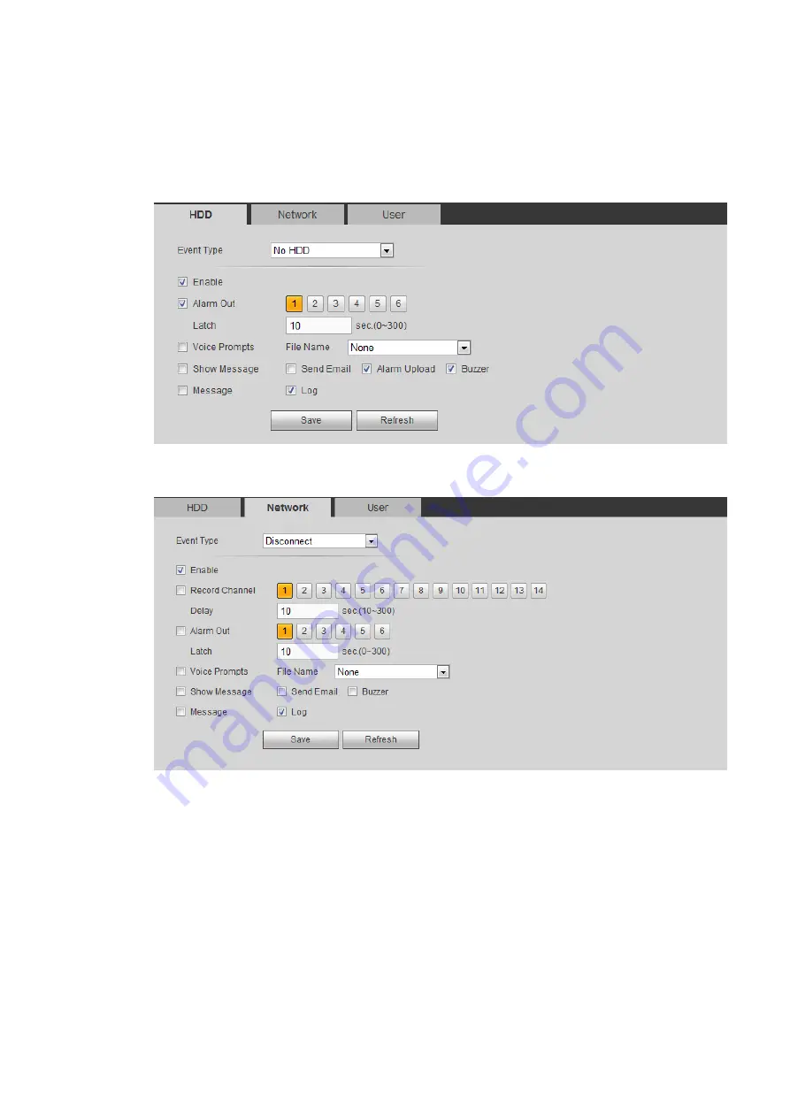 Dahua HCVR82**A-S3 Series User Manual Download Page 301