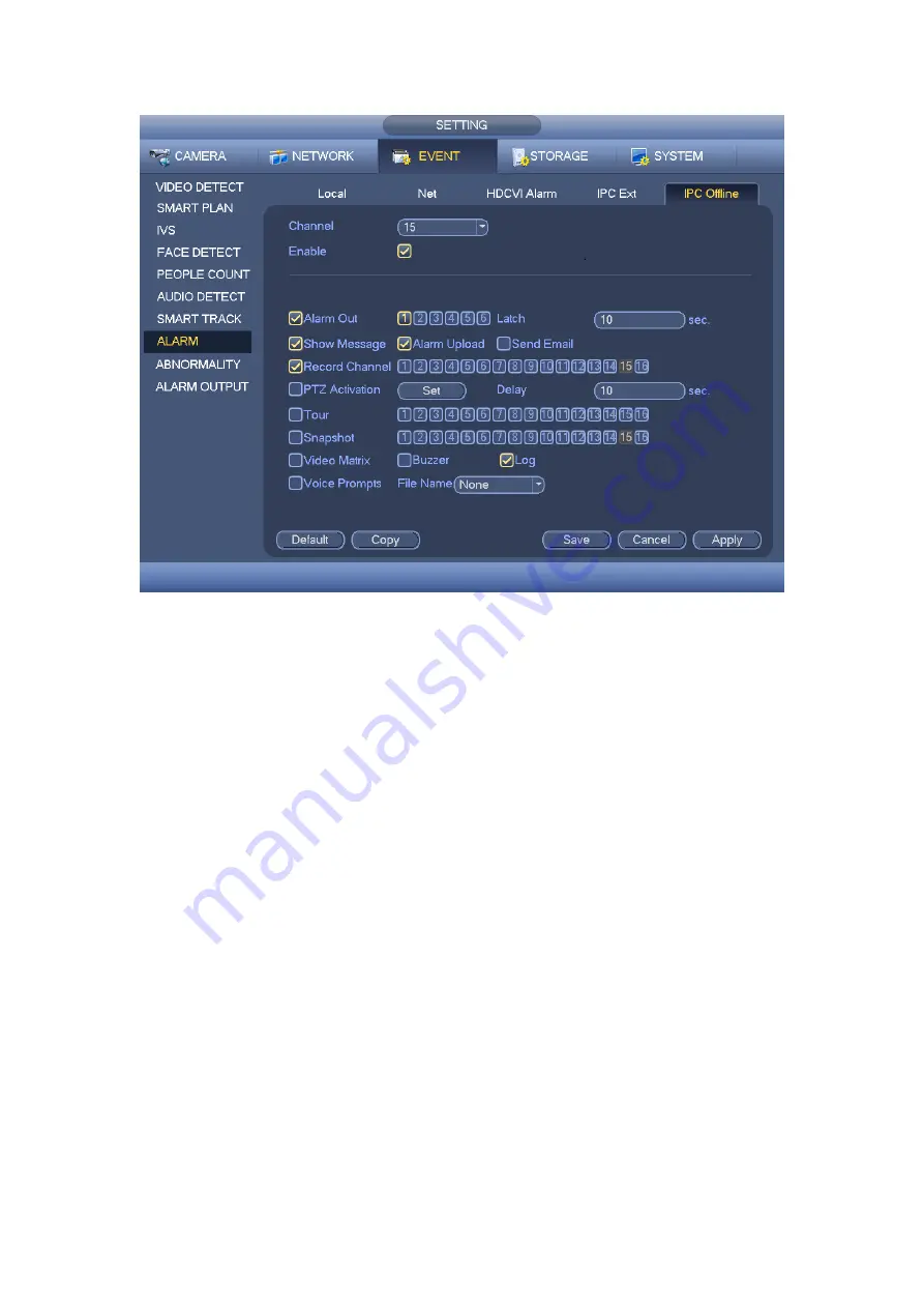 Dahua HCVR8204A-S3 User Manual Download Page 218