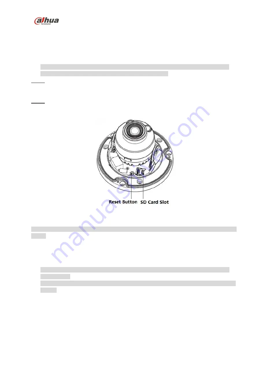 Dahua IPC-HDBW2231R-ZS Quick Start Manual Download Page 10