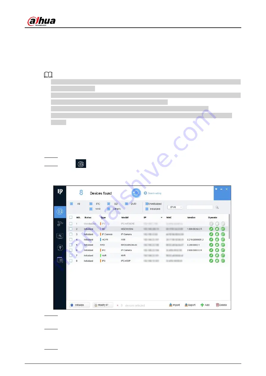 Dahua IPC-HDW3849H-AS-PV Quick Start Manual Download Page 9