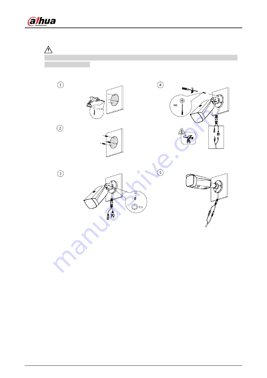 Dahua IPC-HFW5849T1-ASE-LED-0360B Quick Start Manual Download Page 15