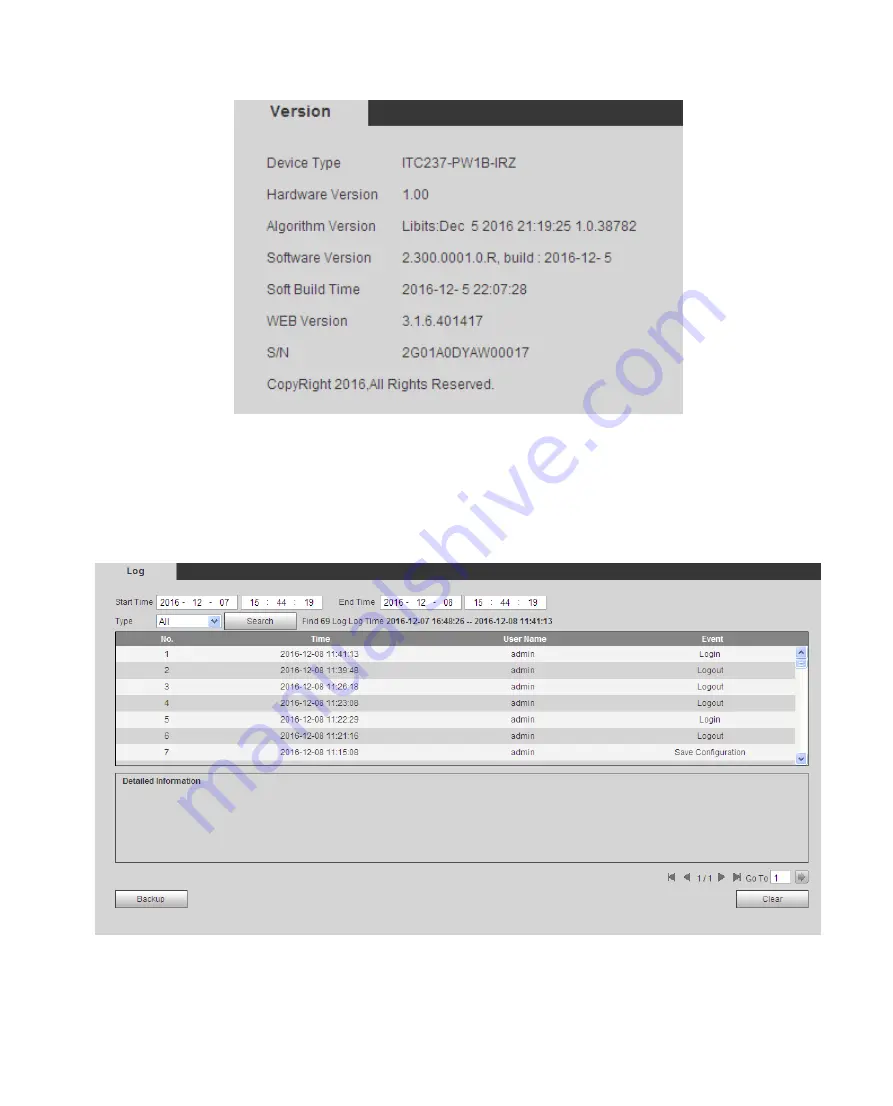 Dahua ITC237-PU1B-IR Скачать руководство пользователя страница 61