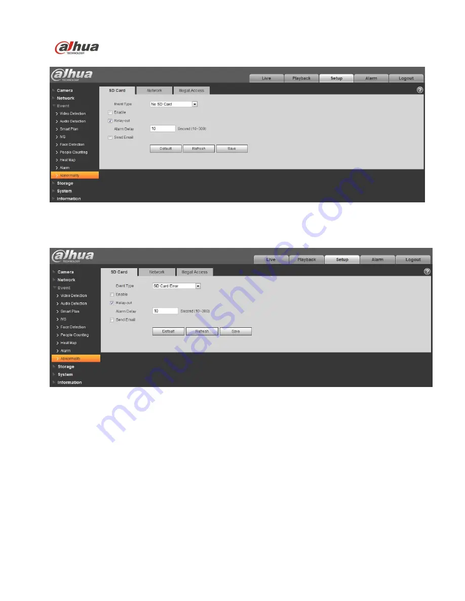 Dahua Network Camera Web 3.0 Operation Manual Download Page 121