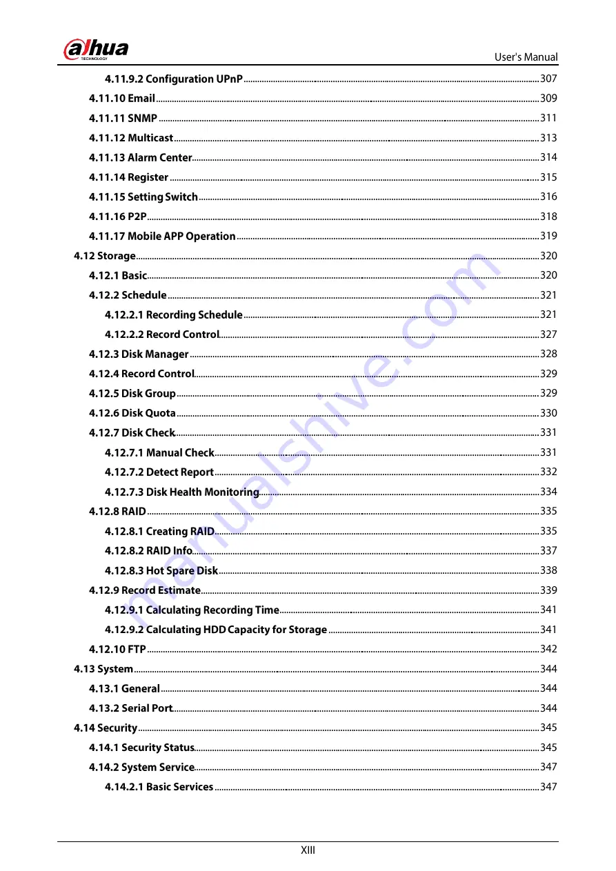 Dahua NVR21-8P-S2 SERIES User Manual Download Page 14