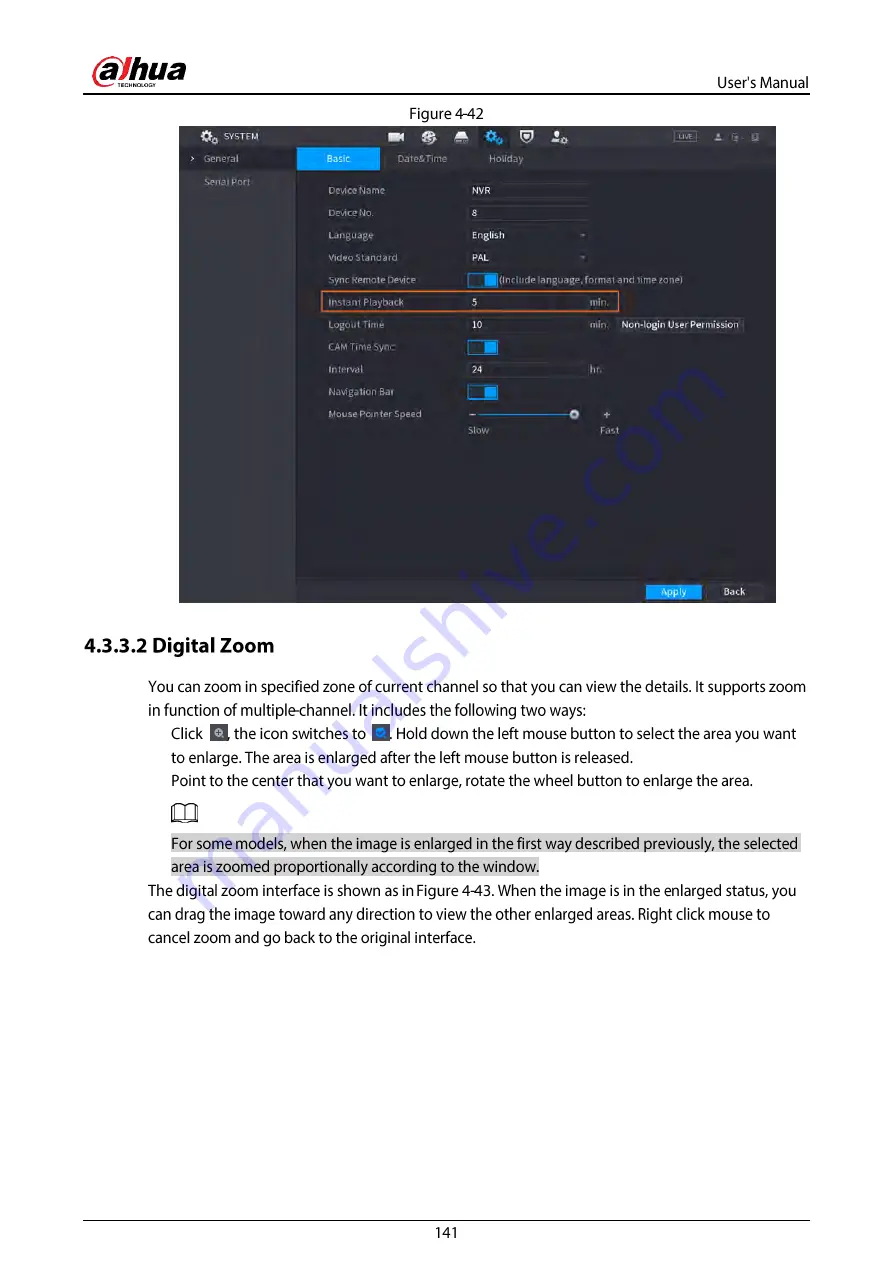 Dahua NVR21-8P-S2 SERIES User Manual Download Page 157