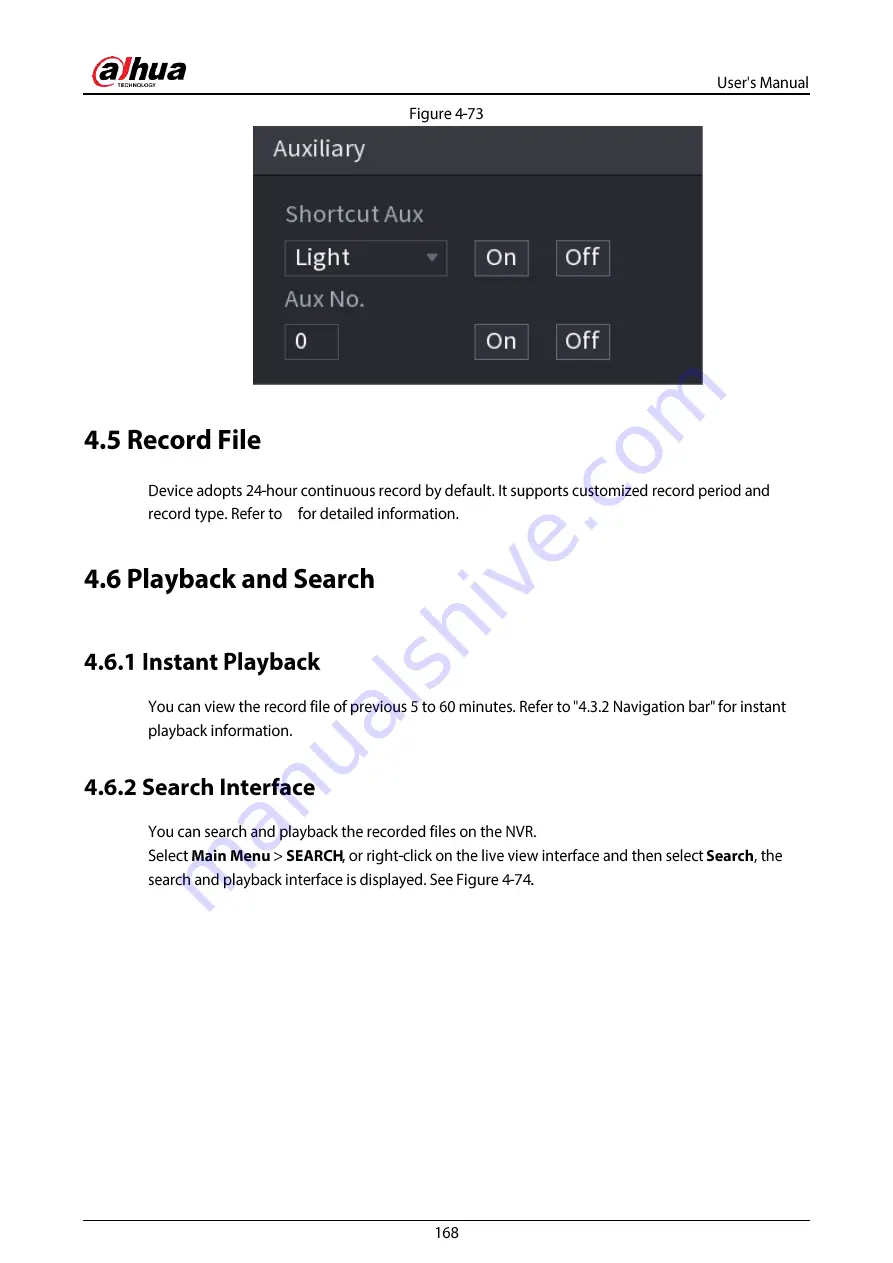 Dahua NVR21-8P-S2 SERIES User Manual Download Page 184