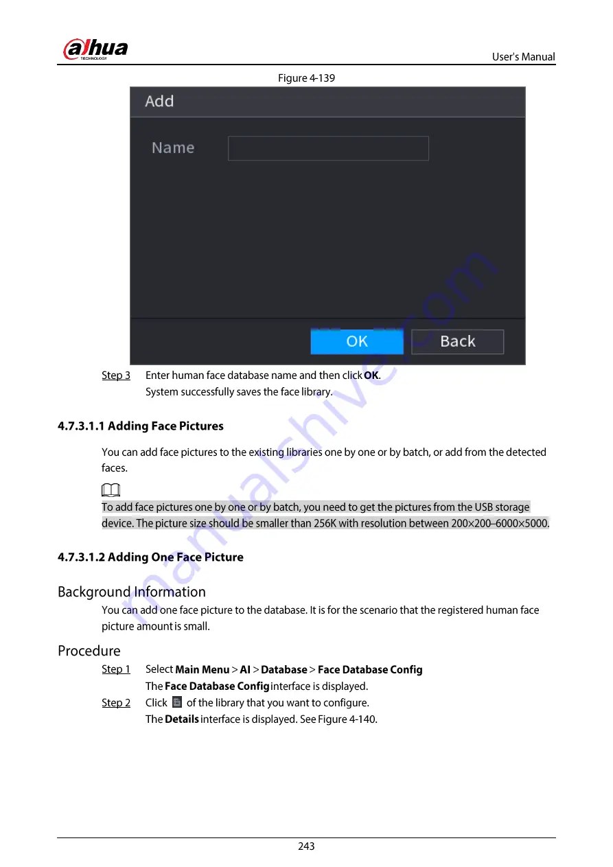 Dahua NVR21-8P-S2 SERIES User Manual Download Page 259