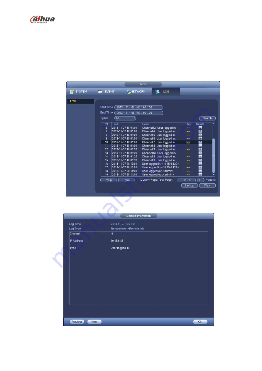 Dahua NVR4104-P-4KS2 User Manual Download Page 305