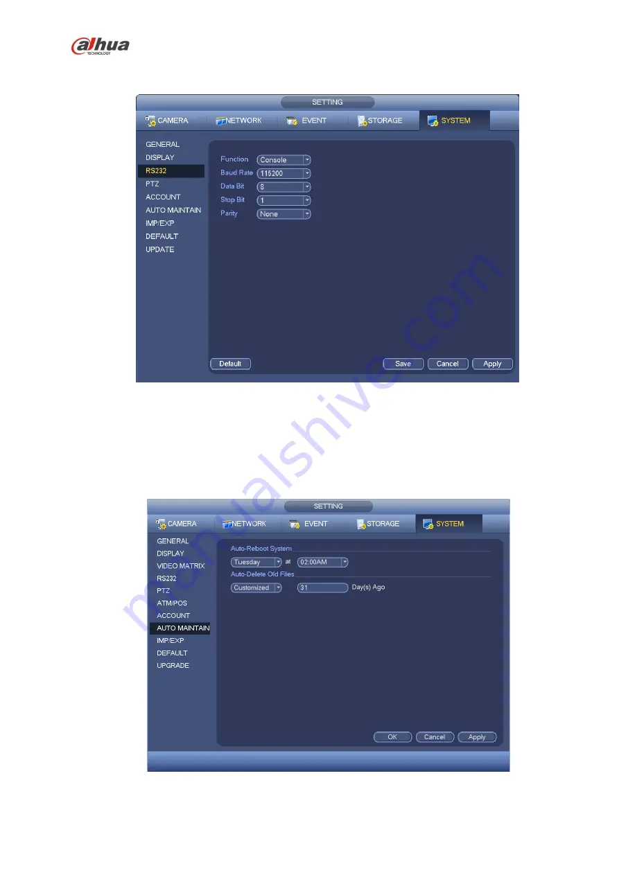 Dahua NVR4104-P-4KS2 User Manual Download Page 316