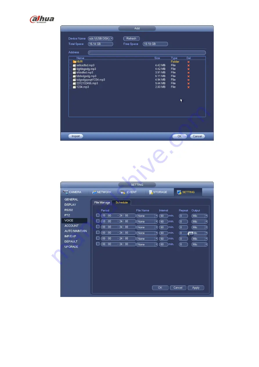 Dahua NVR4216-16P-4KS2 User Manual Download Page 307