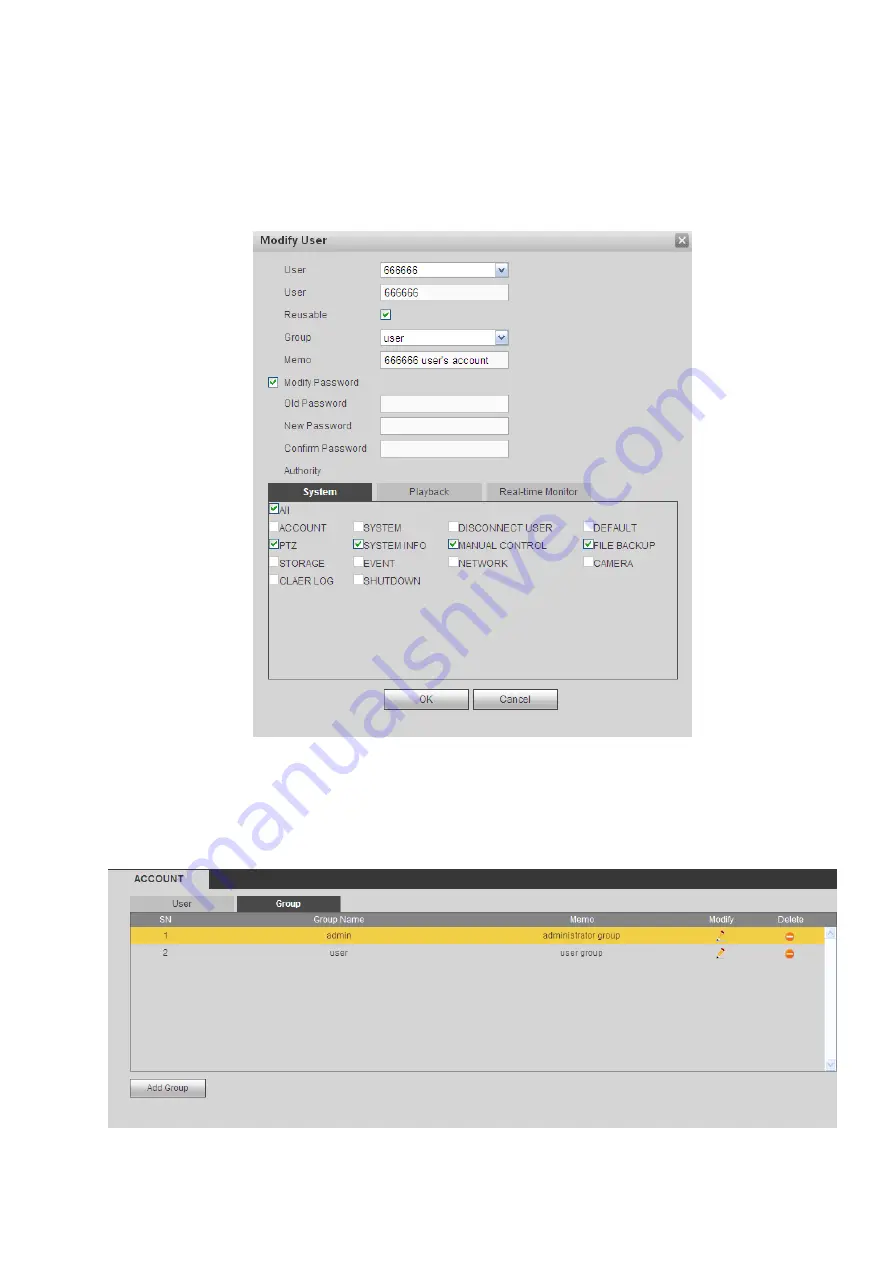 Dahua NVR6032K User Manual Download Page 191