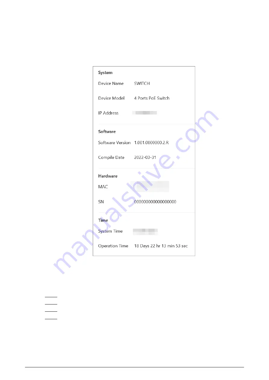 Dahua PFS4307-4ET-96 Web Operation Manual Download Page 14