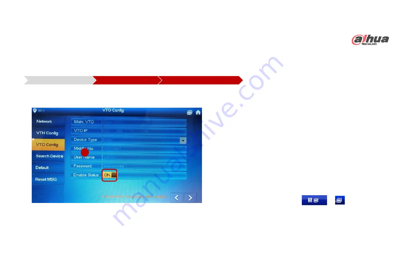 Dahua VTH1550CH Connection Manual Download Page 12