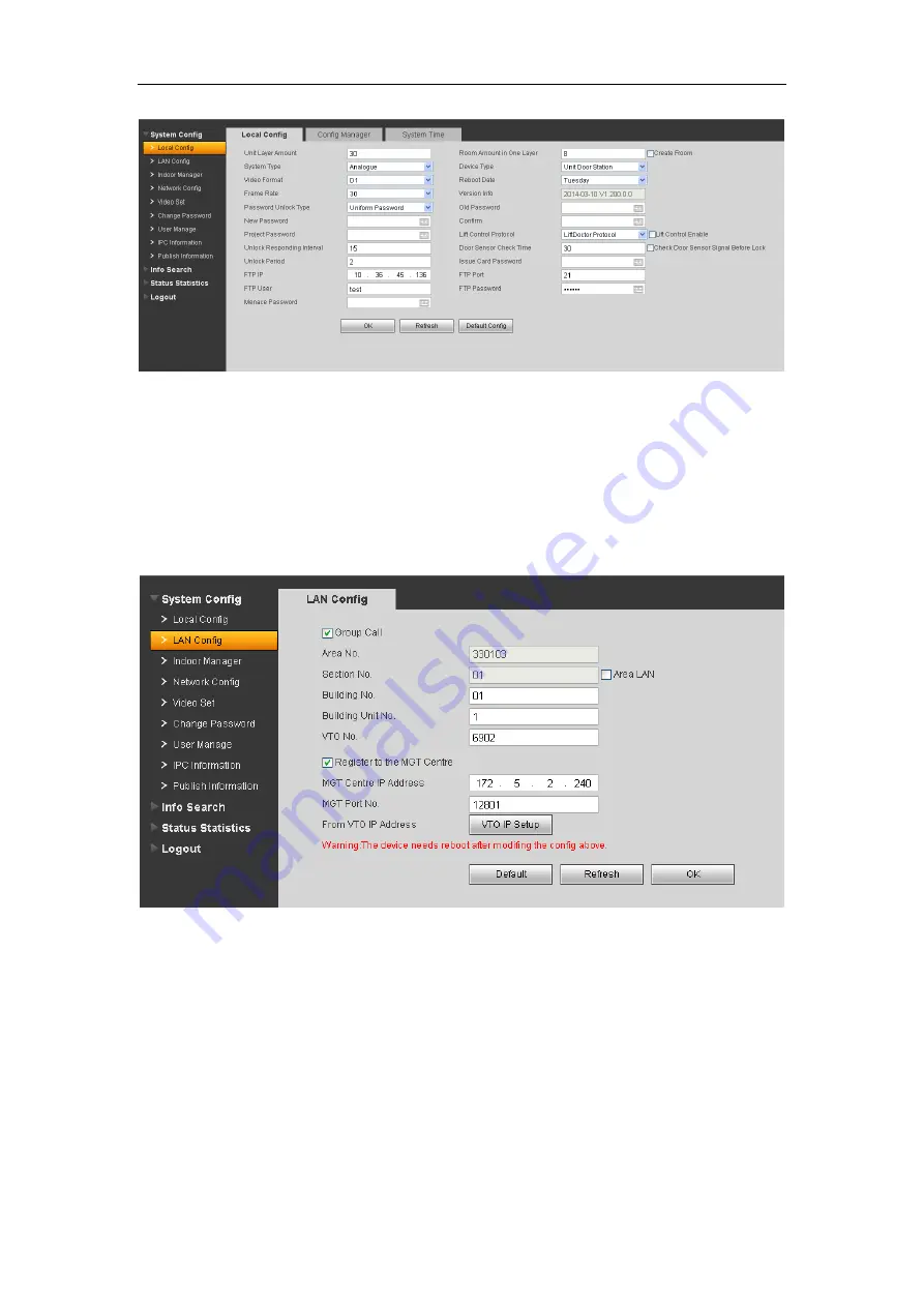 Dahua VTO12 Series User Manual Download Page 29