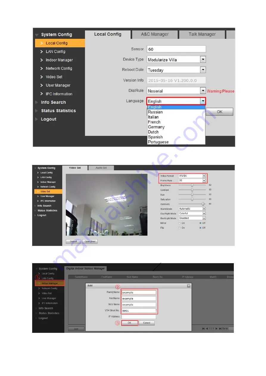 Dahua VTO2000A Series Quick Start Manual Download Page 7