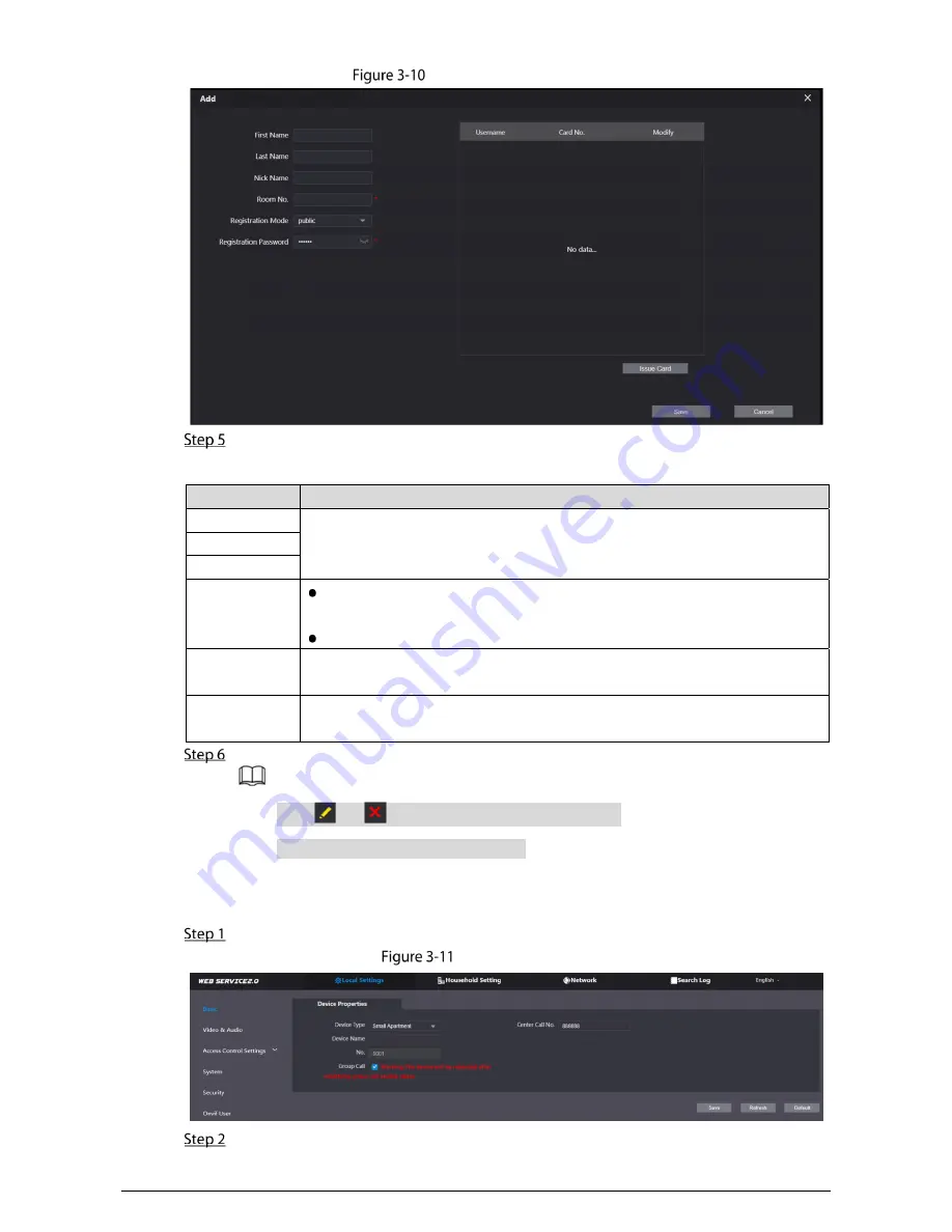 Dahua VTO4202F-MK Quick Start Manual Download Page 20