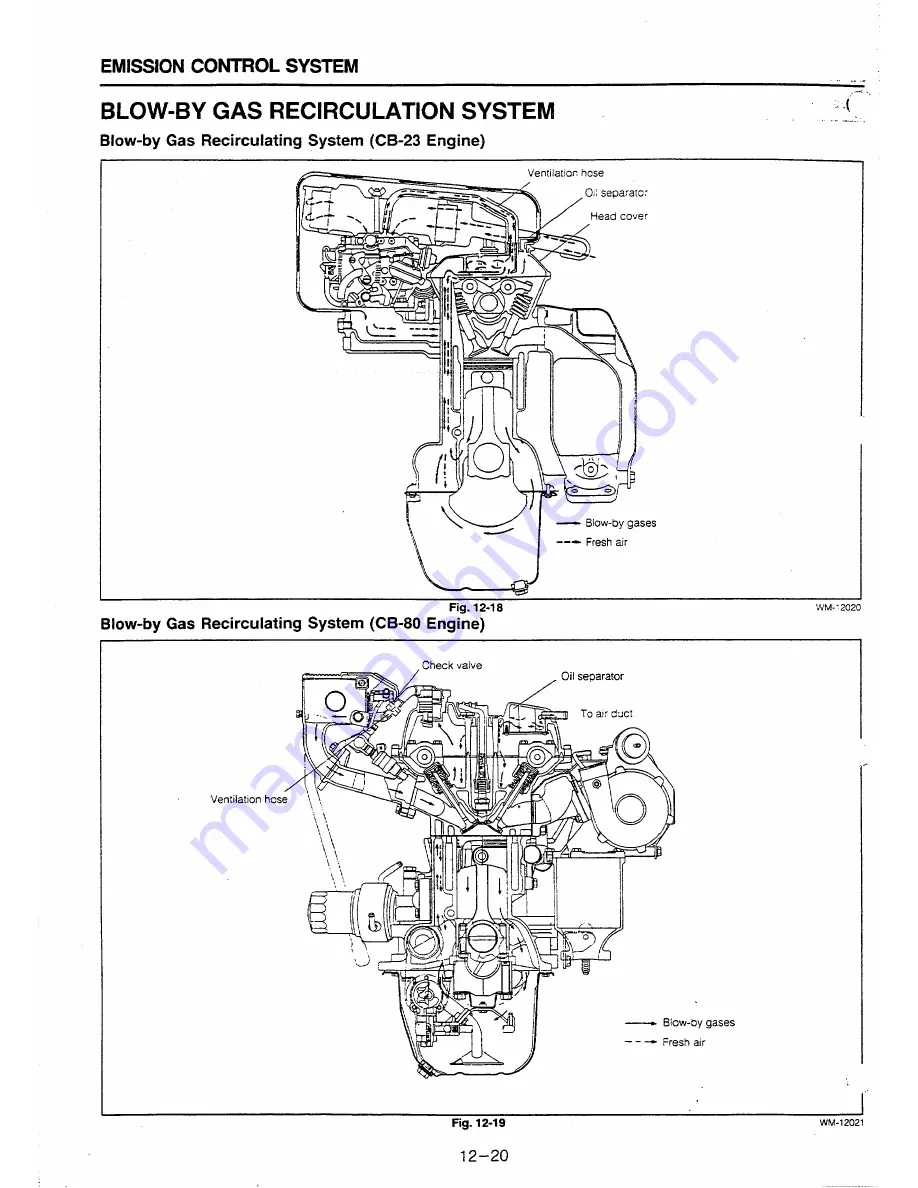 Daihatsu CB-23 Workshop Manual Download Page 262