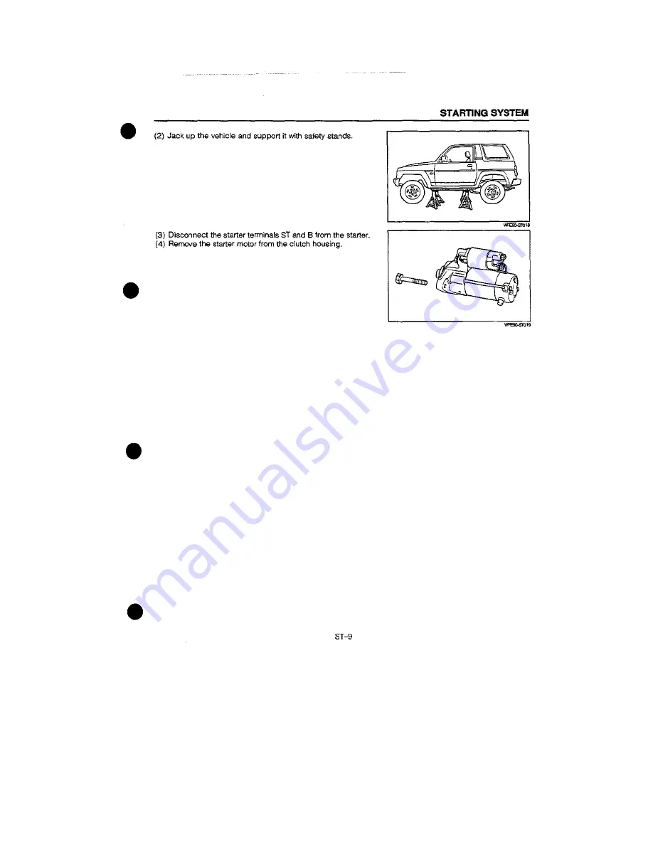 Daihatsu F300 Service Manual Download Page 10