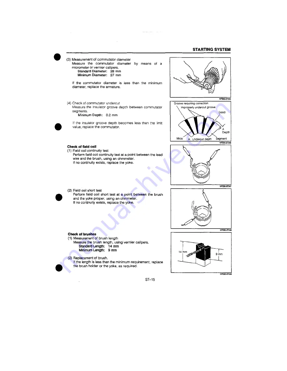 Daihatsu F300 Service Manual Download Page 16