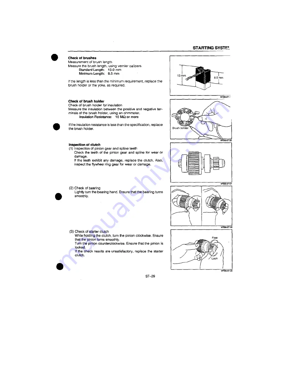 Daihatsu F300 Service Manual Download Page 30