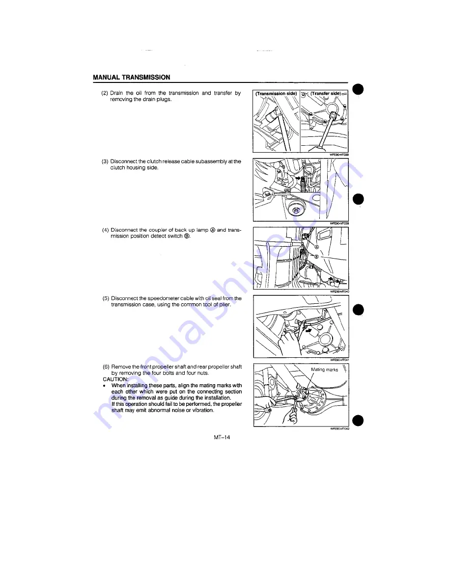 Daihatsu F300 Service Manual Download Page 95