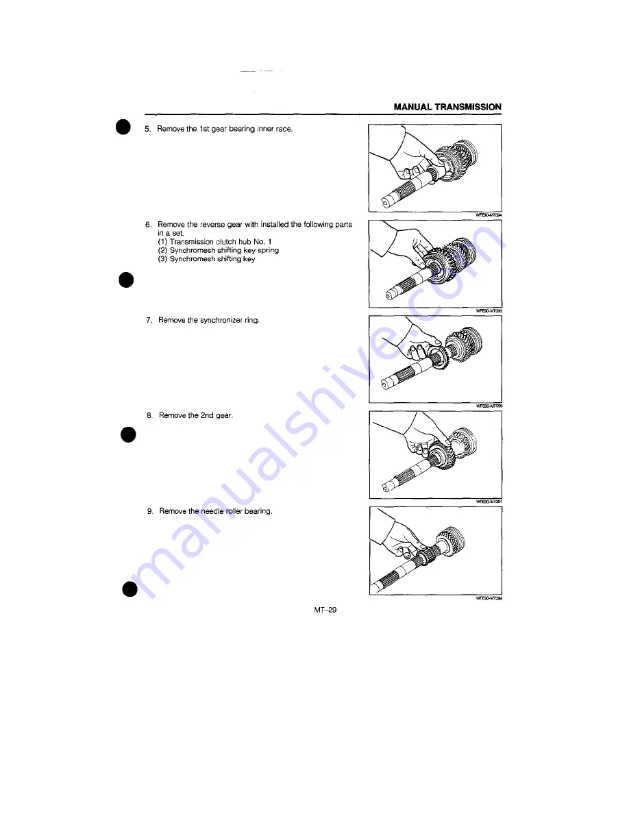 Daihatsu F300 Service Manual Download Page 110