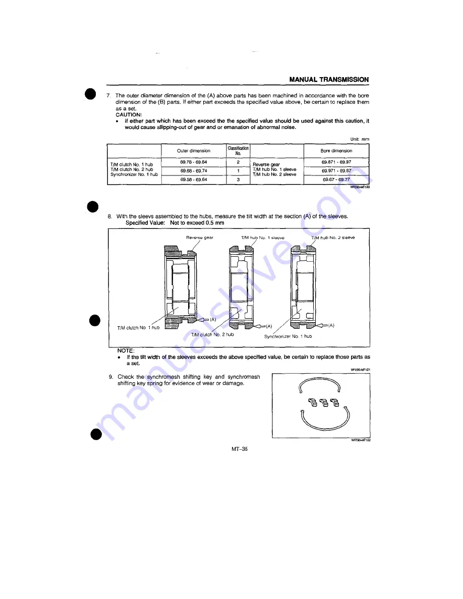 Daihatsu F300 Service Manual Download Page 116