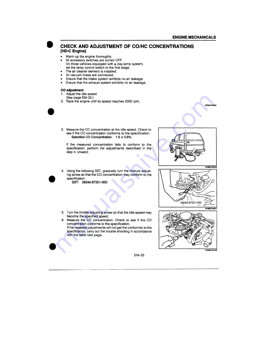 Daihatsu F300 Service Manual Download Page 1166