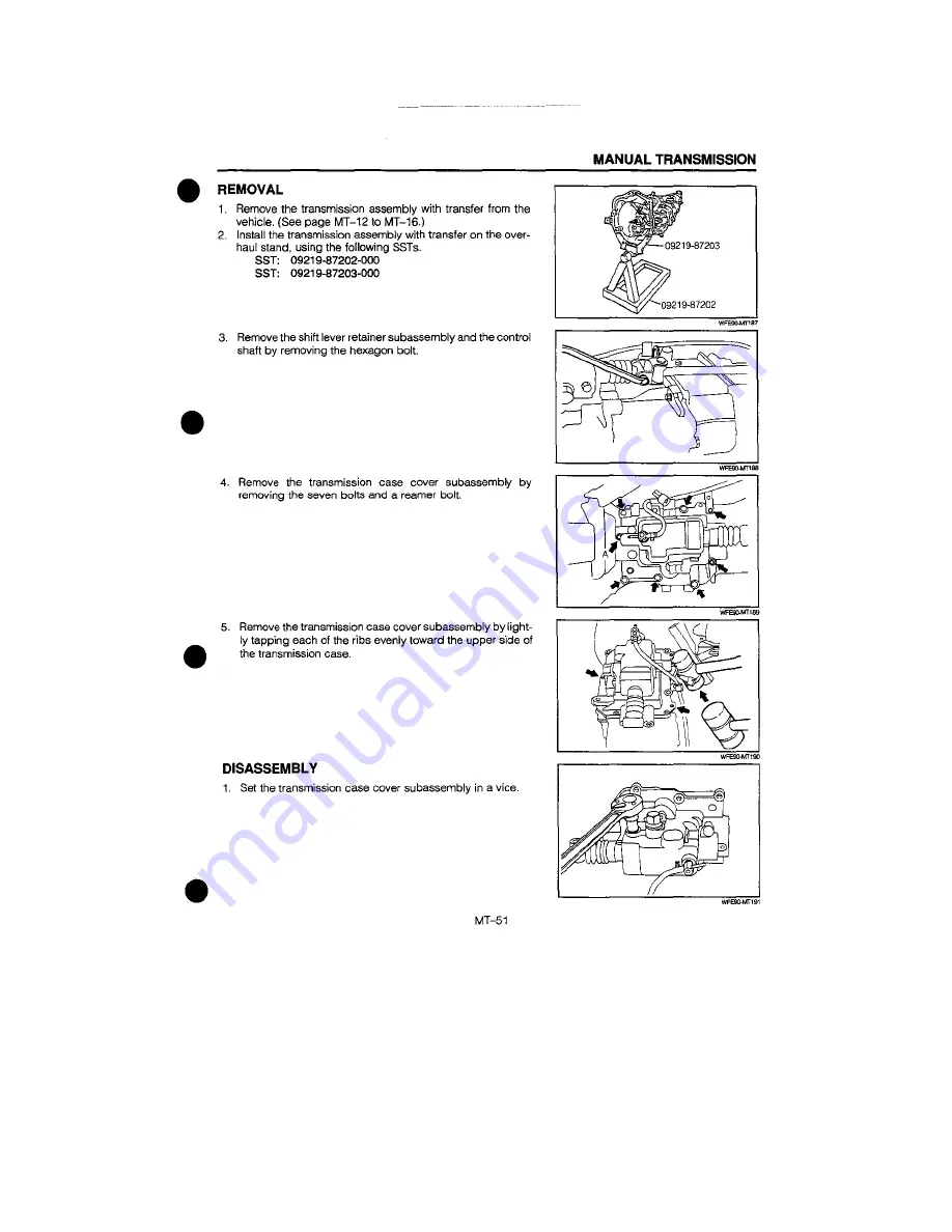 Daihatsu F300 Service Manual Download Page 132