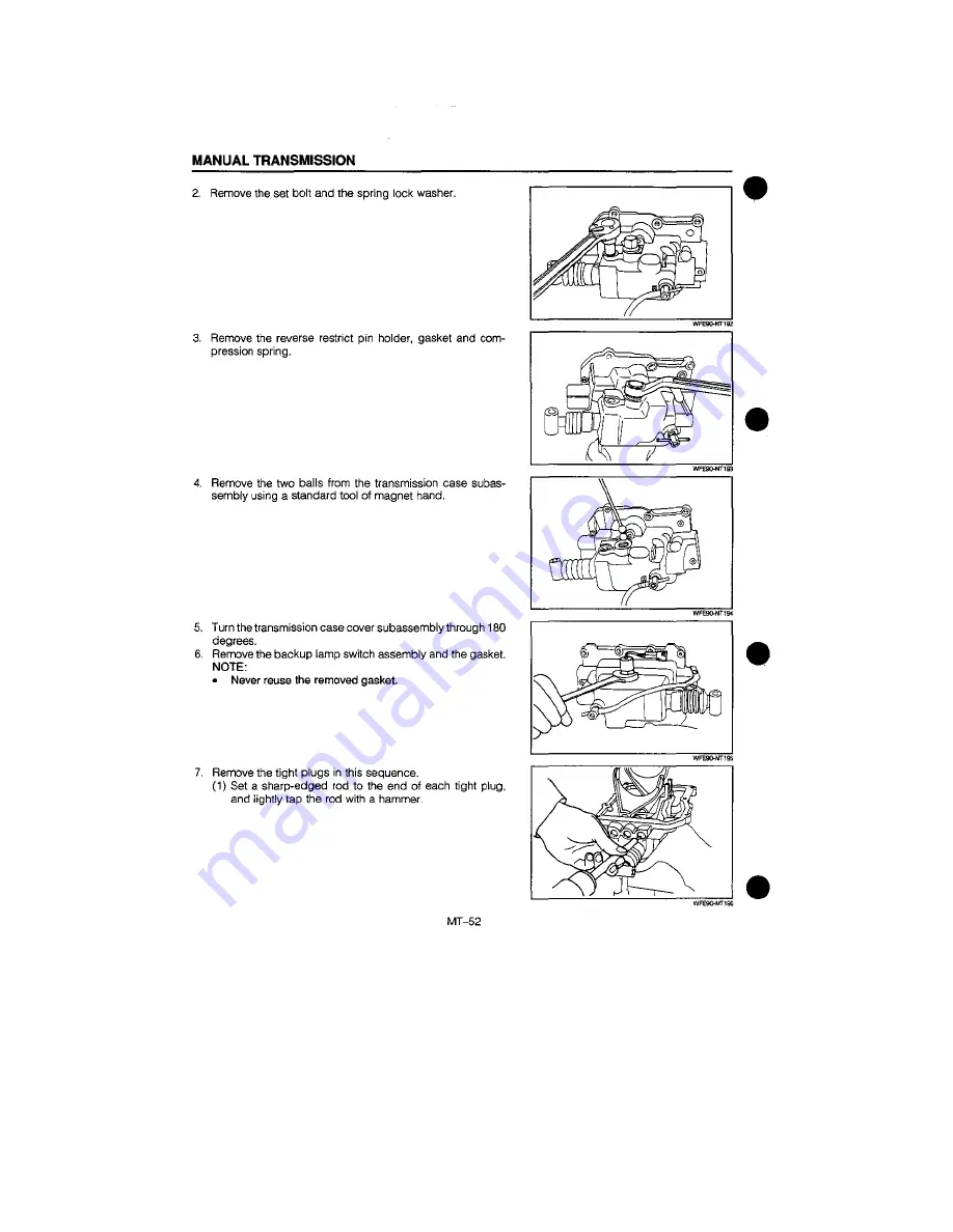 Daihatsu F300 Service Manual Download Page 133