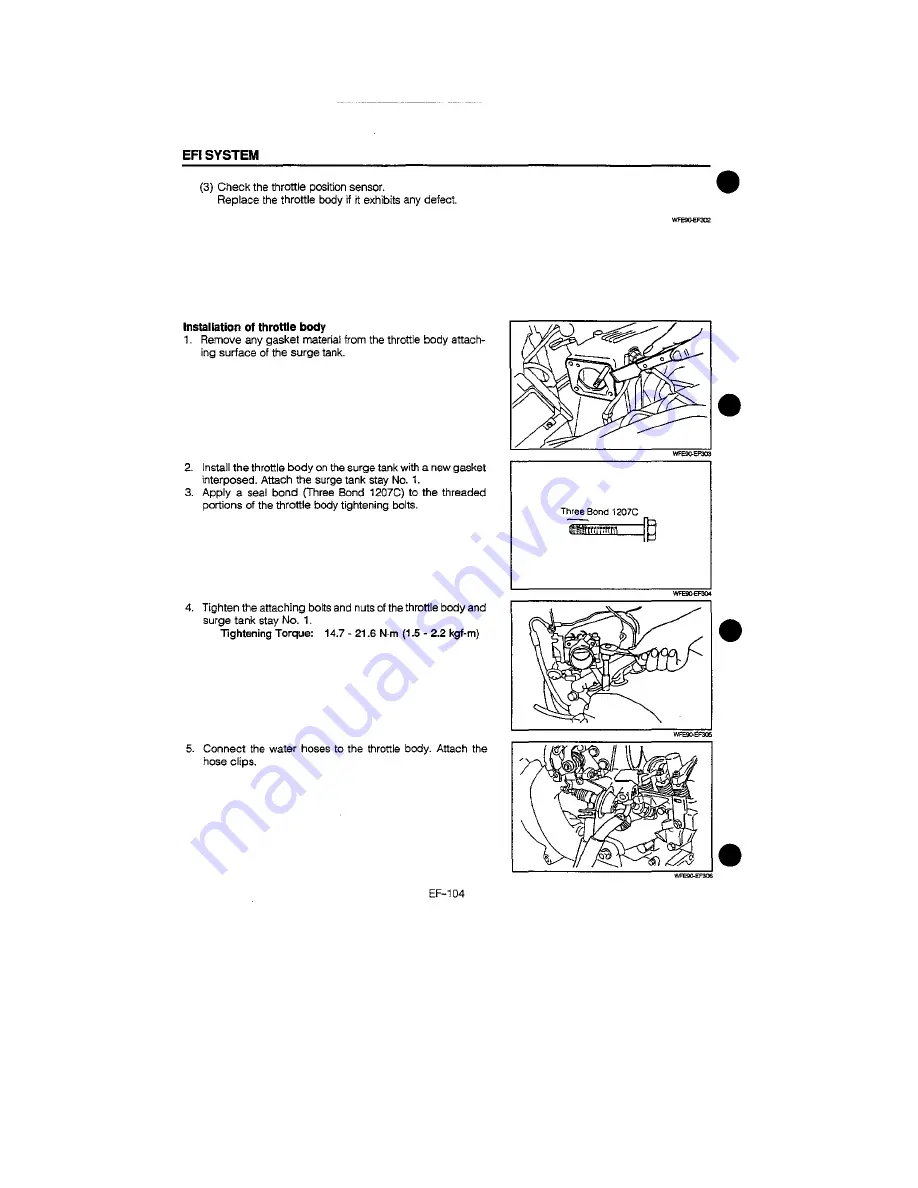 Daihatsu F300 Service Manual Download Page 1472