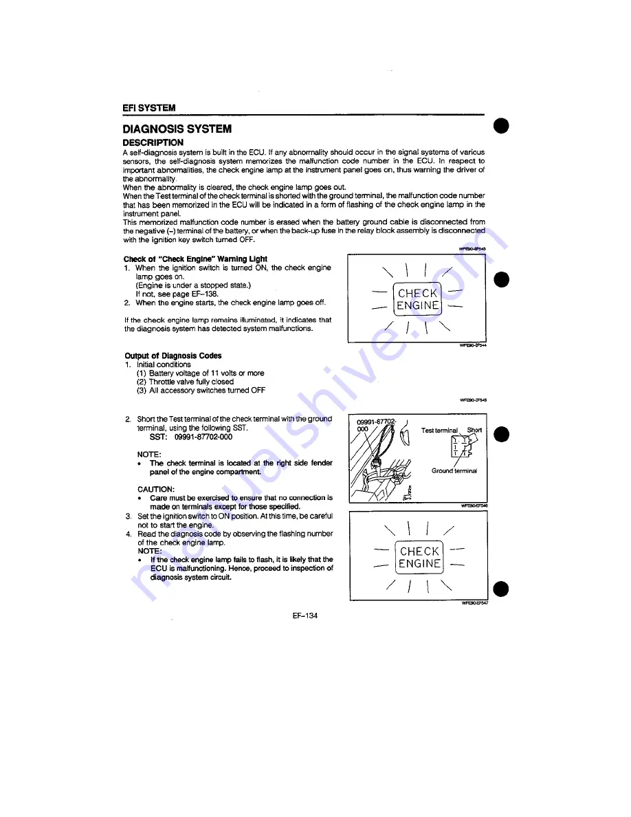 Daihatsu F300 Service Manual Download Page 1502